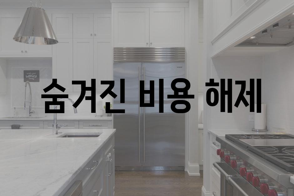  숨겨진 비용 해제