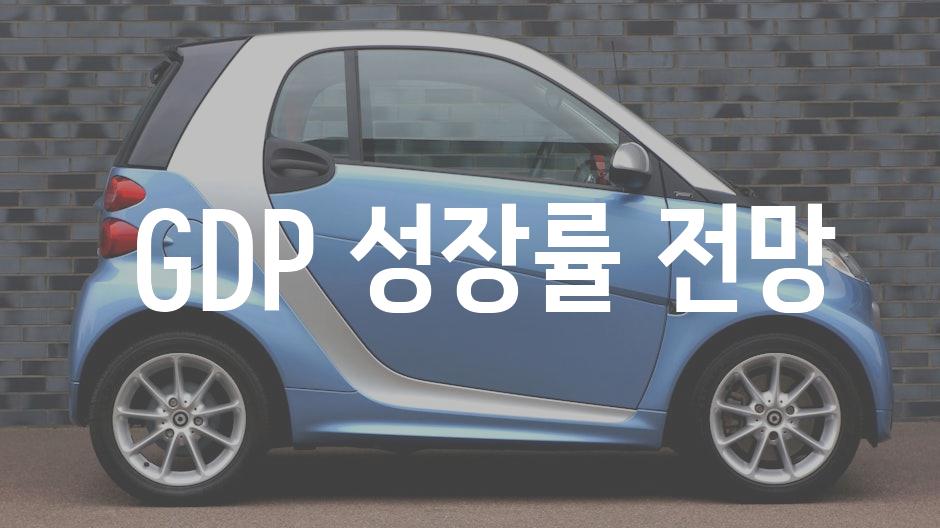  GDP 성장률 전망