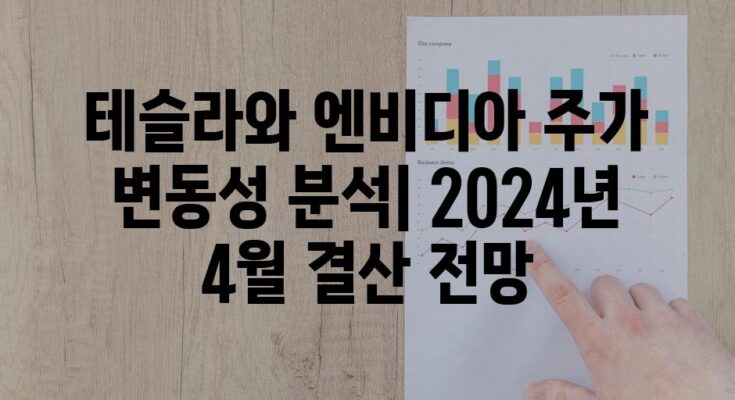 테슬라와 엔비디아 주가 변동성 분석| 2024년 4월 결산 전망