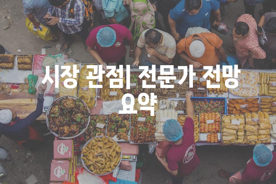  시장 관점| 전문가 전망 요약