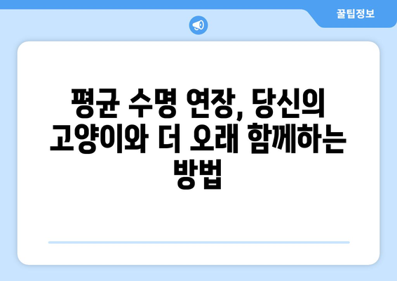 고양이 수명 연장의 비밀| 평균 수명을 늘리는 10가지 방법 | 고양이 건강, 장수, 수명, 건강 관리, 팁