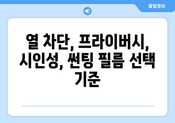 테슬라 모델 Y 썬팅, 어떤 필름이 최고일까요? | 추천 가이드, 비교 분석, 장단점