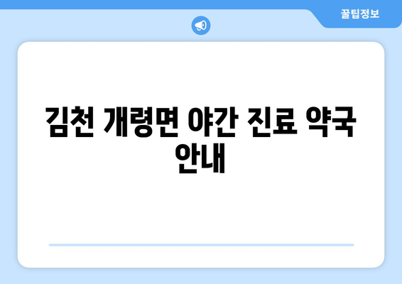 경상북도 김천시 개령면 24시간 토요일 일요일 휴일 공휴일 야간 약국