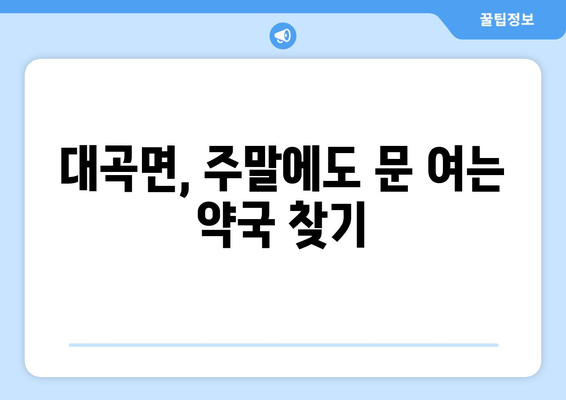 경상남도 진주시 대곡면 24시간 토요일 일요일 휴일 공휴일 야간 약국