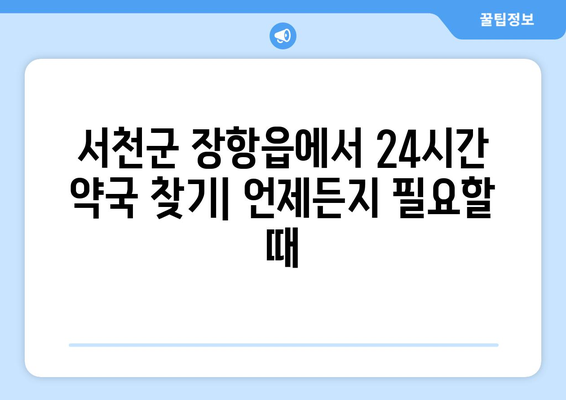 충청남도 서천군 장항읍 24시간 토요일 일요일 휴일 공휴일 야간 약국