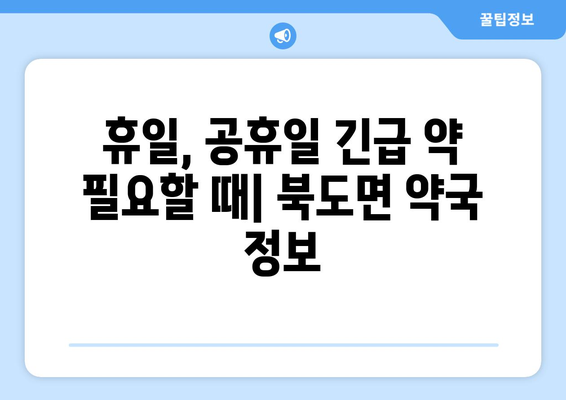 인천시 옹진군 북도면 24시간 토요일 일요일 휴일 공휴일 야간 약국