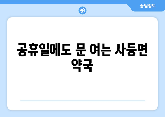 경상남도 거제시 사등면 24시간 토요일 일요일 휴일 공휴일 야간 약국