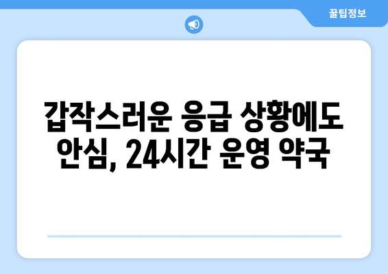 경기도 양주시 은현면 24시간 토요일 일요일 휴일 공휴일 야간 약국