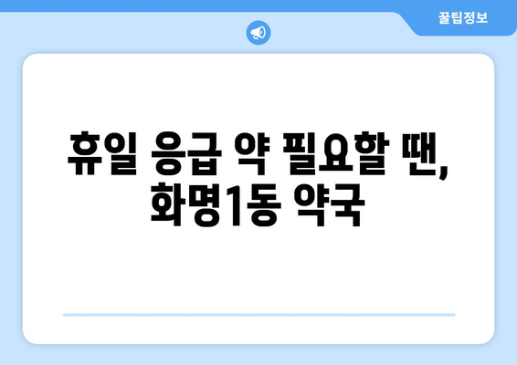 부산시 북구 화명1동 24시간 토요일 일요일 휴일 공휴일 야간 약국