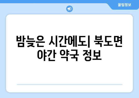 인천시 옹진군 북도면 24시간 토요일 일요일 휴일 공휴일 야간 약국