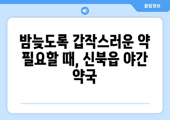 강원도 춘천시 신북읍 24시간 토요일 일요일 휴일 공휴일 야간 약국