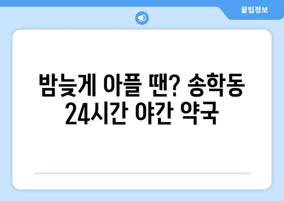 전라북도 익산시 송학동 24시간 토요일 일요일 휴일 공휴일 야간 약국