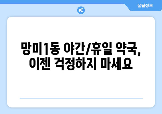 부산시 수영구 망미1동 24시간 토요일 일요일 휴일 공휴일 야간 약국