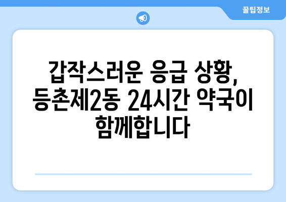 서울시 강서구 등촌제2동 24시간 토요일 일요일 휴일 공휴일 야간 약국