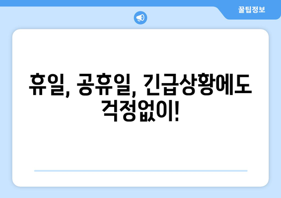 인천시 서구 가정2동 24시간 토요일 일요일 휴일 공휴일 야간 약국