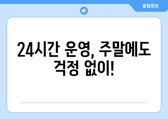 경상북도 청송군 부남면 24시간 토요일 일요일 휴일 공휴일 야간 약국