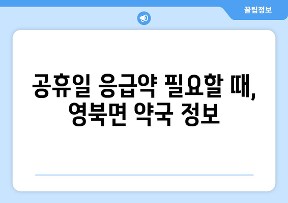 경기도 포천시 영북면 24시간 토요일 일요일 휴일 공휴일 야간 약국