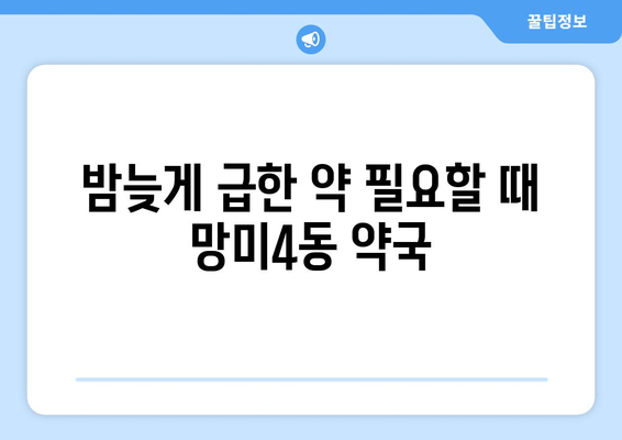 부산시 수영구 망미4동 24시간 토요일 일요일 휴일 공휴일 야간 약국