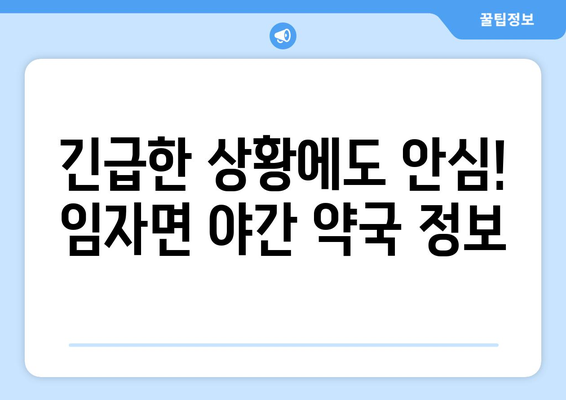 전라남도 신안군 임자면 24시간 토요일 일요일 휴일 공휴일 야간 약국