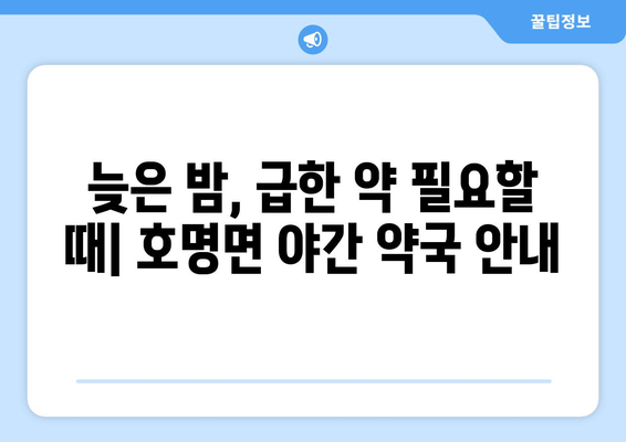 경상북도 예천군 호명면 24시간 토요일 일요일 휴일 공휴일 야간 약국