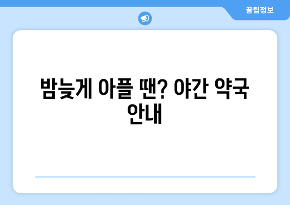 경기도 포천시 창수면 24시간 토요일 일요일 휴일 공휴일 야간 약국