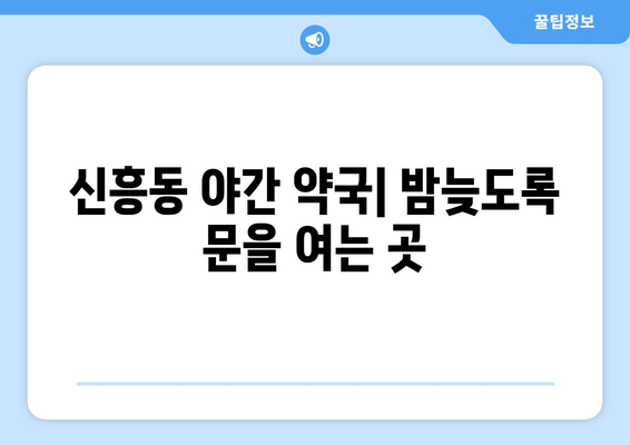 인천시 중구 신흥동 24시간 토요일 일요일 휴일 공휴일 야간 약국