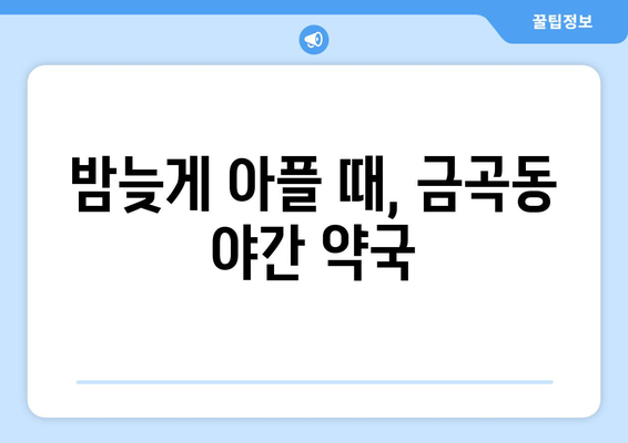 부산시 북구 금곡동 24시간 토요일 일요일 휴일 공휴일 야간 약국