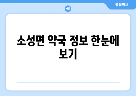 전라북도 정읍시 소성면 24시간 토요일 일요일 휴일 공휴일 야간 약국