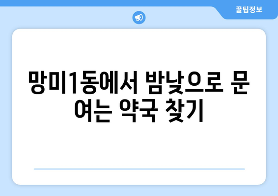 부산시 수영구 망미1동 24시간 토요일 일요일 휴일 공휴일 야간 약국