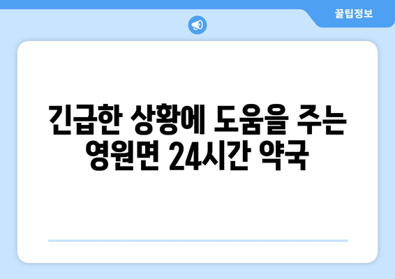 전라북도 정읍시 영원면 24시간 토요일 일요일 휴일 공휴일 야간 약국