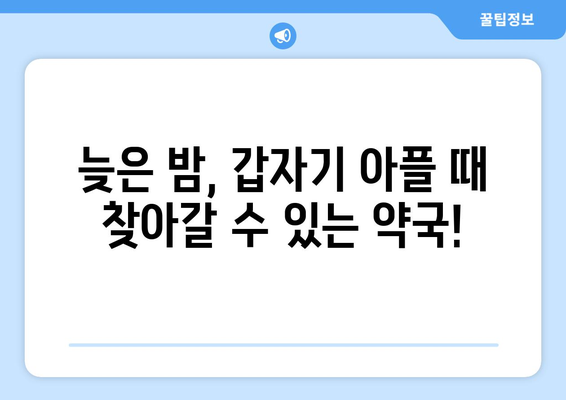 서울시 강동구 명일제1동 24시간 토요일 일요일 휴일 공휴일 야간 약국