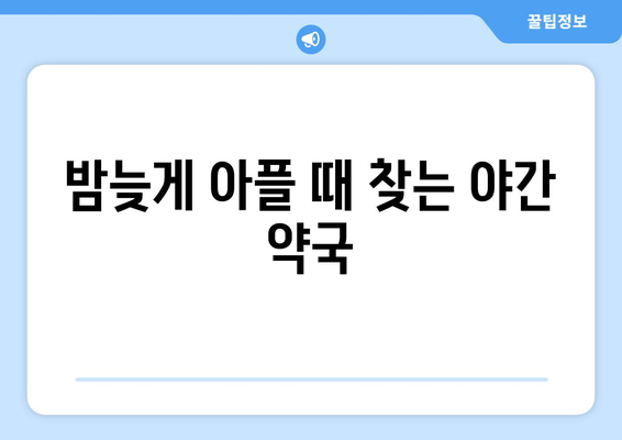 서울시 광진구 중곡제2동 24시간 토요일 일요일 휴일 공휴일 야간 약국