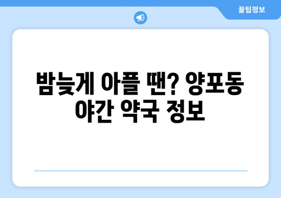 경상북도 구미시 양포동 24시간 토요일 일요일 휴일 공휴일 야간 약국