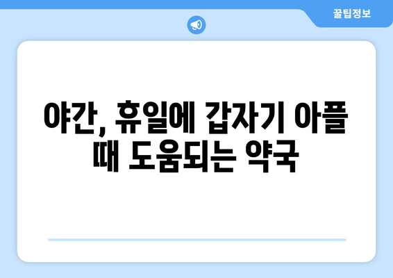 서울시 노원구 월계2동 24시간 토요일 일요일 휴일 공휴일 야간 약국