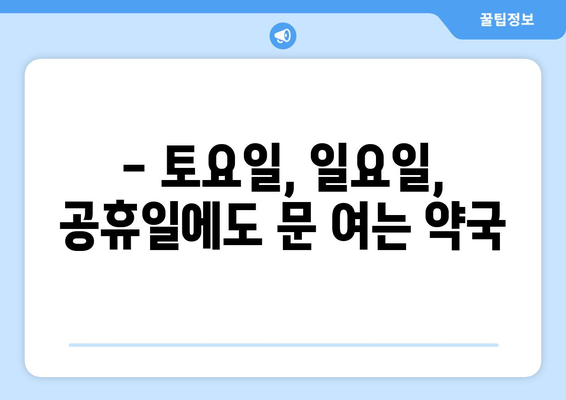 서울시 영등포구 신길제3동 24시간 토요일 일요일 휴일 공휴일 야간 약국