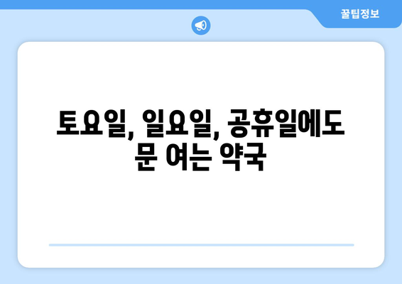 서울시 송파구 오륜동 24시간 토요일 일요일 휴일 공휴일 야간 약국