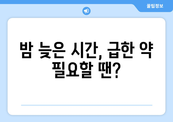 울산시 중구 복산1동 24시간 토요일 일요일 휴일 공휴일 야간 약국